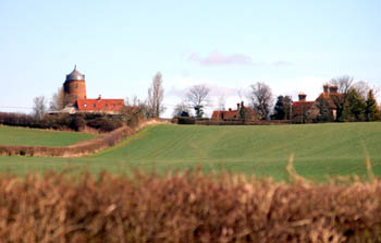 The Old Windmill and ridge March 2008
